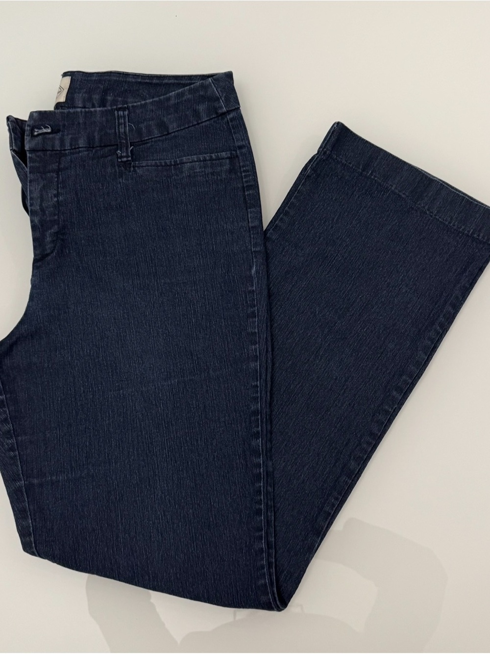 Dark Blue Women's Stretch Straight Jeans